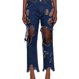 Vivienne Westwood Blue Distressed Jeans